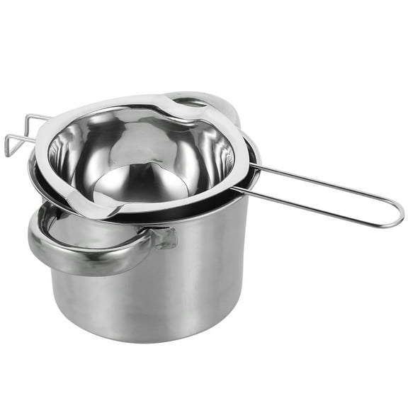 MUSEYA 1 Set Stainless Steel Double Boiler Pot Heating Butter Round Simple Design Chef Home Cooks