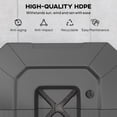 thumbnail image 6 of Outsunny 2-Piece Cantilever Offset Patio Umbrella Base Weight Set, 231 lb Heavy Duty Water or Sand Fillable Outdoor Offset Umbrella Weights, Black, 6 of 9