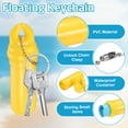 thumbnail image 3 of Floating Keychain, Float Key Ring Holder with Waterproof Container, Float Key Pendant for Boating, Fishing, Water Sports, Yellow, 3 of 6