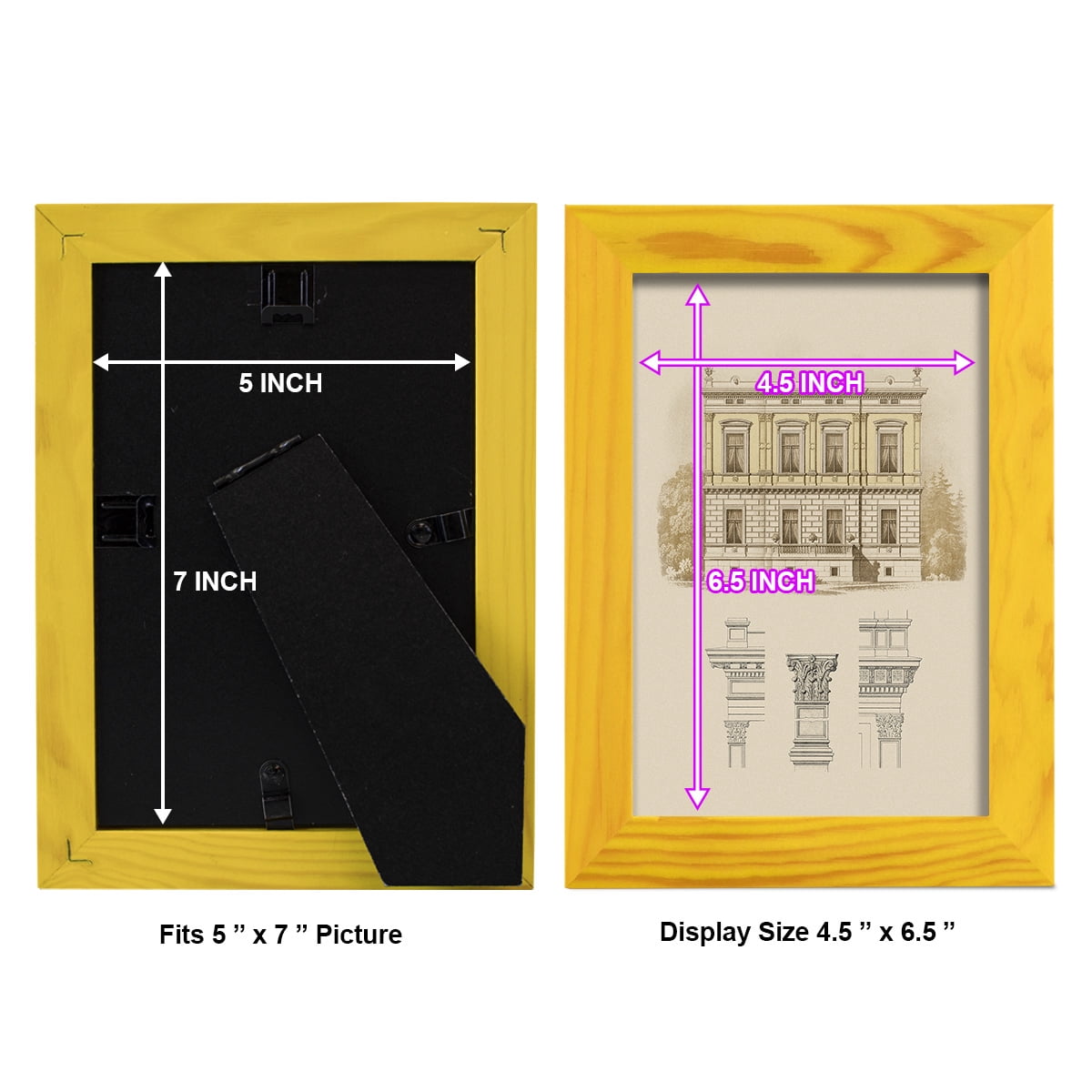 Estate & Plan IV -Framed Print w/glass-Sunflower Yellow