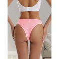 thumbnail image 5 of Tangas con aro de corazón, bragas íntimas transpirables, elásticas y huecas, lencería y ropa interior femenina., 5 of 5