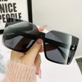 thumbnail image 1 of Ladies Rimless Oversized Fashion Sunglasses Trend Driver Driving Glasses Outdoor Cycling Sports Fishing Sunglasses UV400, 1 of 5