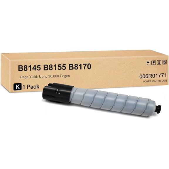 High Yield B8145 B8155 B8170 Black Toner Cartridge Compatible for Xerox 006R01771 Toner Replacement for Xerox AltaLink B8145 B8155 B8170 B8245 B8255 B8270 Printers(36,000 Pages)