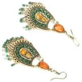 thumbnail image 3 of Pendientes bohemios ligeros coloridos moda retro mujer niñas cuelgan pendientes colgantes, 3 of 10