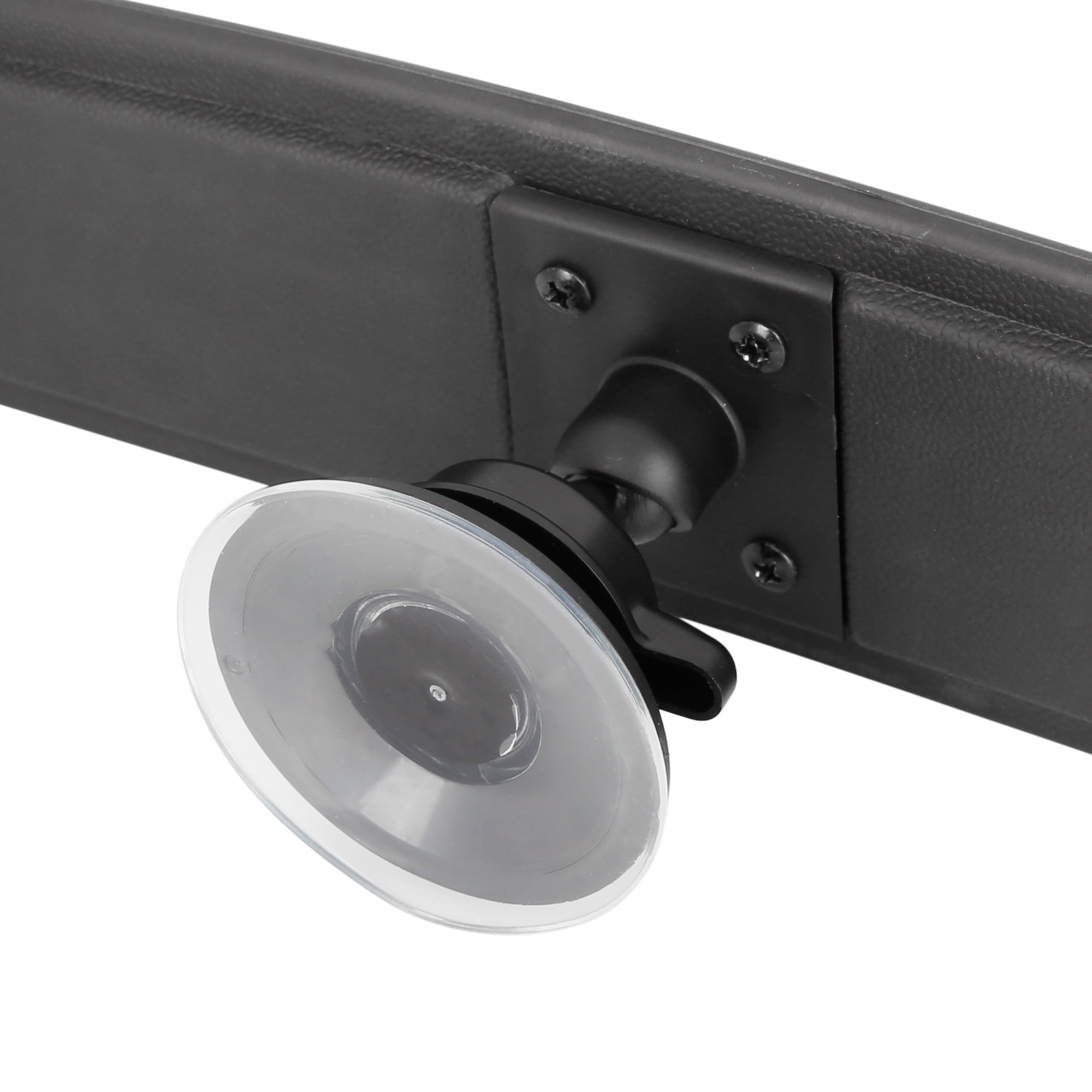 Unique Bargains Car Panoramic Rearview Mirror Wide Angle Interior Mirror with Suction Cup