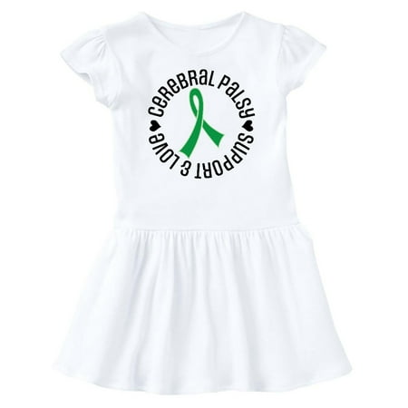 

Inktastic Cerebral Palsy Awareness Ribbon Support Love Gift Baby Girl Dress