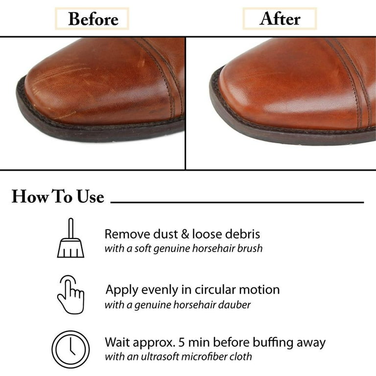 FootFitter Premium Shoe Cream Polish, 1.5 oz. Dark Brown - Walmart.com