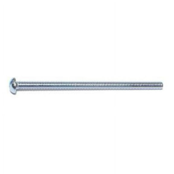 #8-32 x 3" Zinc Slotted Round Head Machine Screws MSCRS-286 (20 pcs.)