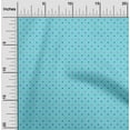 thumbnail image 2 of oneOone Polyester Spandex Turquoise Blue Fabric Dot Quilting Supplies Print Sewing Fabric By The Yard 56 Inch Wide, 2 of 4