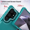 thumbnail image 2 of Allytech Wallet Case for Samsung Galaxy S24 Ultra with Credit Card Slots, Kickstand Anti-Fall Shockproof Camera Screen Protection Soft TPU Frame Premium PU Leather Magnetic Clasp Case - Green, 2 of 8