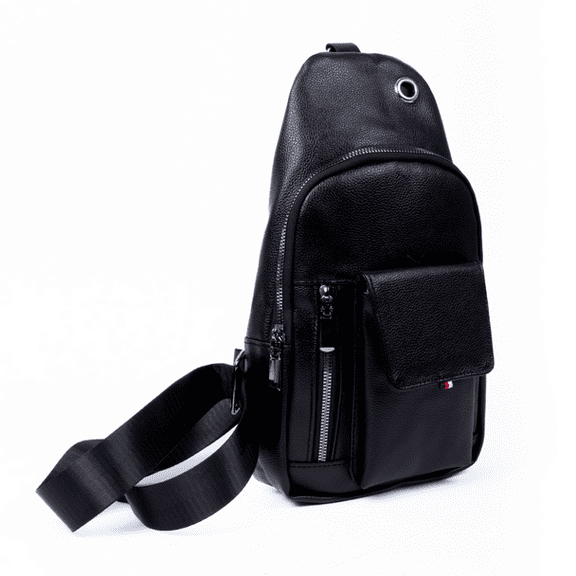 WESTEND Synthetic Leather Crossbody Small Sling Bag Backpack with Adjustable Strap