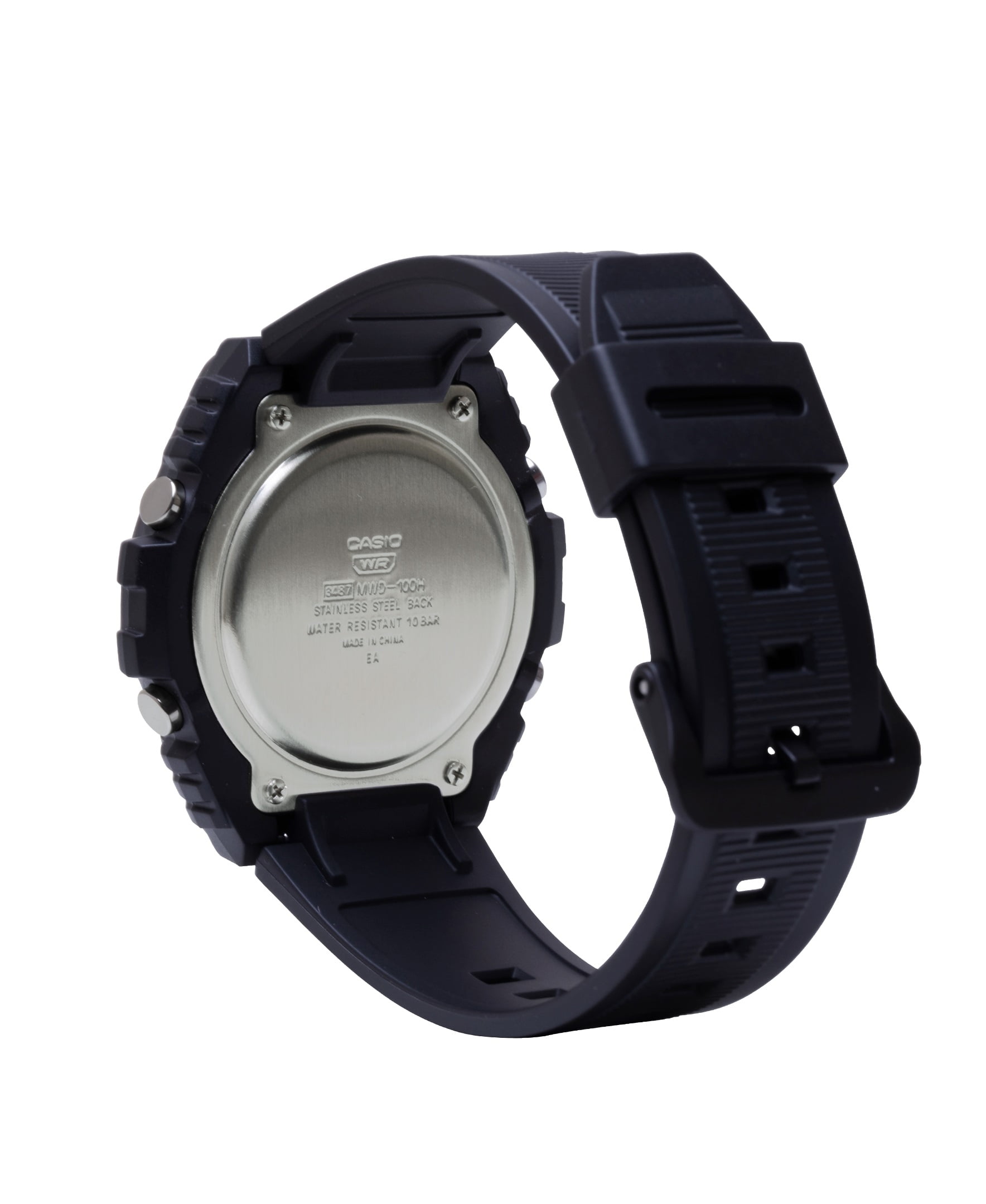 Casio Men's Black IP Bezel Digital Sport Watch MWD-100HB-1BV