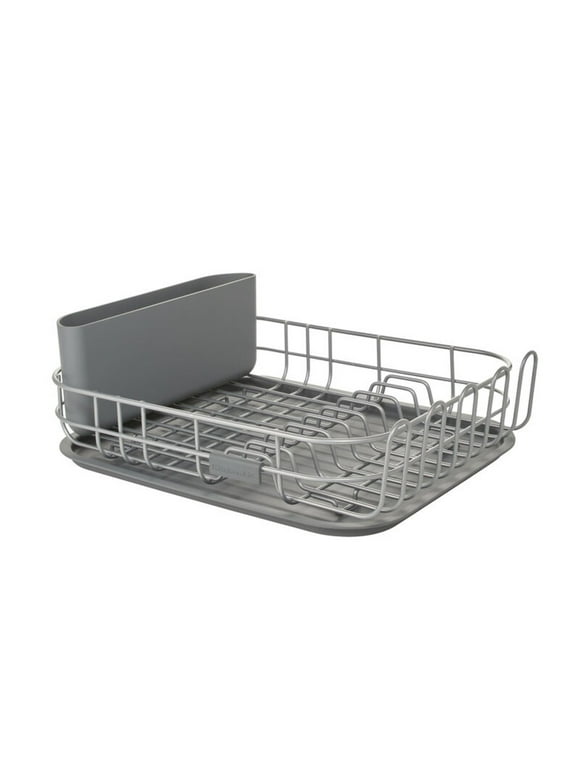 KitchenAid Low Profile Stacking Dish Drying Rack Charcoal Gray