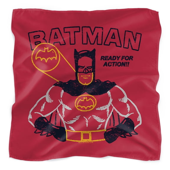 Batman Ready For Action Bandana (21 in x 21 in)