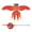 B, variant on Cartoon Bird Kite Set with Telescopic Fishing Rod, Parrot Eagle Pattern Mini Handheld Flying Kite Kit, Lightweight Portable Animal Flying Kite Pack for Backyard Outdoor Beach Leisure Activity