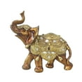 thumbnail image 2 of Estatua de elefante de resina, figura de la suerte, obra de arte, regalo creativo, decoración de escritorio Grande, 2 of 9