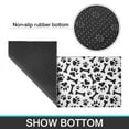 thumbnail image 6 of Paw Prints and Bones Kitchen Rugs Sets Of 2,Anti Fatigue Kitchen Mat Rugs Non Slip Washable,Decorative Kitchen Floor Mats for Kitchen,Sink,Laundry,17"x30"+17"x47", 6 of 7