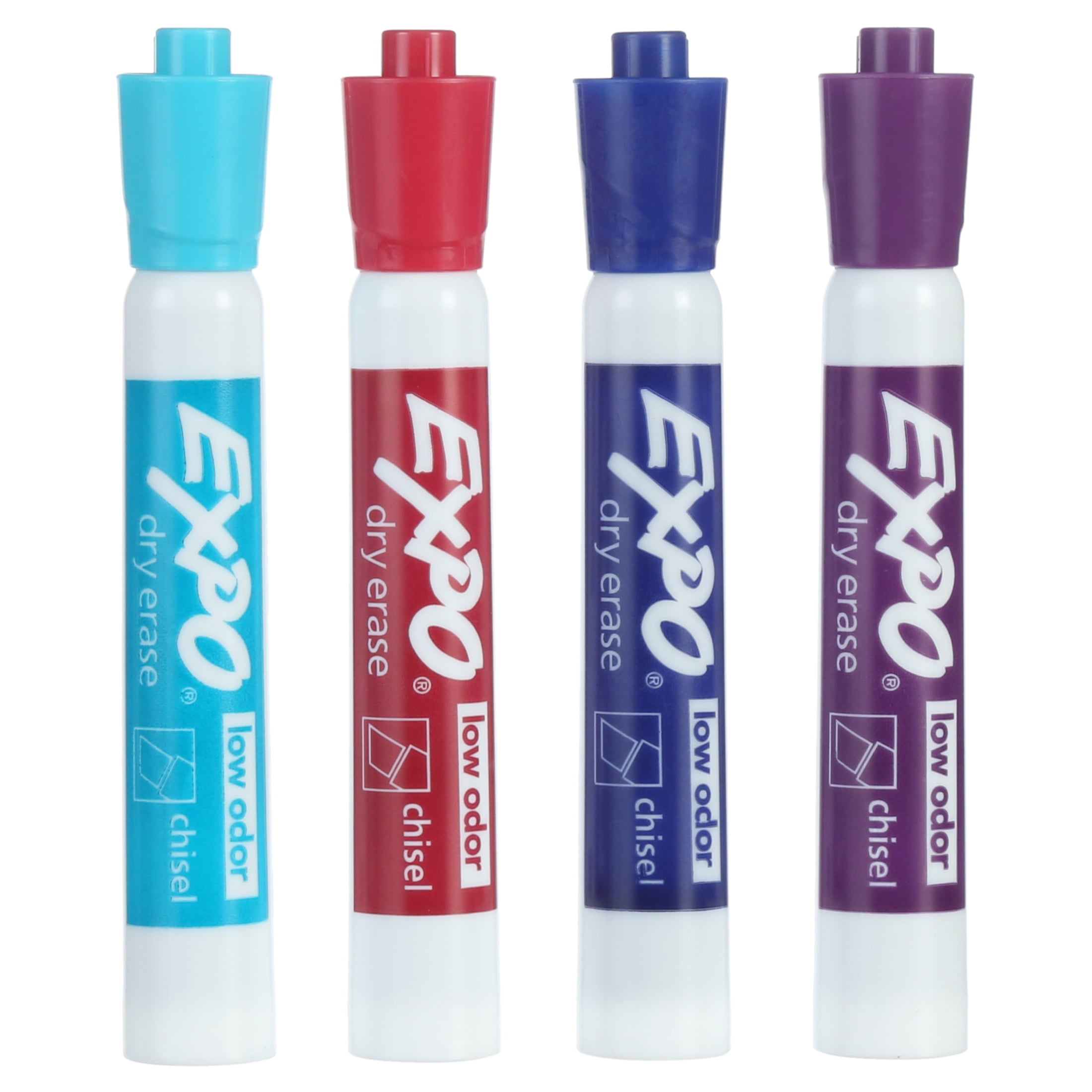  Quartet Low Odor Chisel Tip Dry-Erase Markers, Assorted  Colors, 12 Markers per Pack  (51-002693QA),Black/Red/Blue/Green/Pink/Teal/Orange/Purple : Office Products