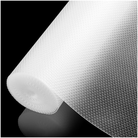 Revestimiento de estantería ALIUNI 100% EVA para armario de cocina de 30 x 600 cm, transparente