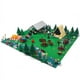 thumbnail image 3 of Bloques de construcción de partículas pequeñas MOC hechos en casa, para acampar en la ciudad, hacer picnic, barbacoa, parrilla de salchichas, tienda de campaña, bloques de construcción empalmados de, 3 of 6