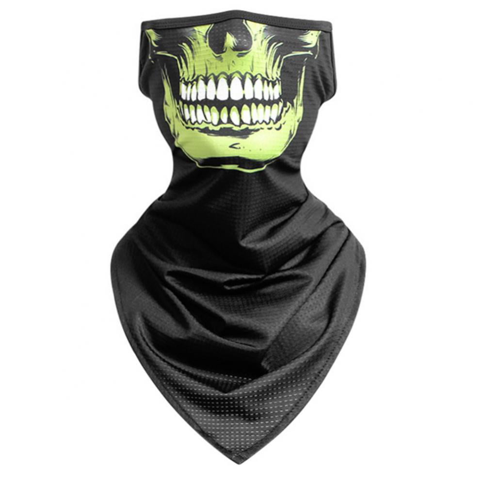 Stretchable Protective Dust Skull Mask Scarf Face Neck Warmer For Kids Men DWE 3Pcs Skull Face Mask 