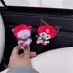 thumbnail image 3 of HelloKittys My Melody Kuromi muñeco de peluche de dibujos animados, Clip de hebilla de cinturón de seguridad de coche, accesorios decorativos de Interior de coche Kawaii, 3 of 5
