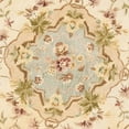 thumbnail image 2 of Traditional Rug - Empire Wool Pile -Ivory/Light Blue-Color:Ivory/Light Blue,Design:Traditional,Shape:Round,Size:4'L x 4'W, 2 of 3