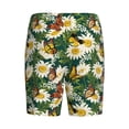 thumbnail image 4 of Yiaed Sunflowers And Butterflies for Men's Soft Sleep Pajama Short Lounging Pajama Shorts-3X-Large, 4 of 8