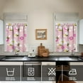 thumbnail image 4 of Kitchen Curtains 36 Inch Short - 3 Panel Set with Cute Bumble Bee and Honeycomb Print, Rod Pocket Window Curtain, 100% Polyester for Bee Lovers, Farmhouse, Kitchen, Living Room, Easy Wash, 4 of 6