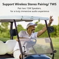 thumbnail image 4 of Altavoz Bluetooth PILSAMAS Golf Cart impermeable IPX7 15W, 4 of 7