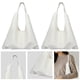 thumbnail image 1 of 5001 Bolso Hombro Cuero Suave Y Bolso Mano Doble Informal Gran Capacidad para Ir Al A La (blanco) Blanco, 1 of 8