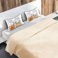 thumbnail image 5 of Yayeee Pillowcase King Size Set of 2 Satin Wrinkle Resistant Pillow Case, Gray Cute Cat, 5 of 7