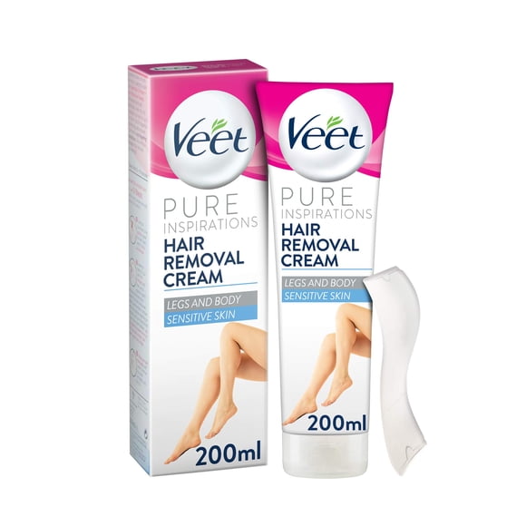 Crema depilatoria Veet Sensitive Skin con aloe y vitamina E