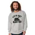 thumbnail image 5 of Let's Get Basted Turkey Day Sweatshirt for Men or Women Brisco Brands X, 5 of 6