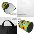 thumbnail image 4 of Fotbe Sunflowers With Green Leaves Laundry Basket with Handles, Waterproof Large Laundry Hamper, Wash Bag for Corner Dorm, Rolling Laundry Basket with Handles-Medium, 4 of 8