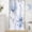Blue, variant on Litabel Small Stall Boho Watercolor Floral Shower Curtain 36 x 72, Green and Grey Ink Painting Style Flower Shower Curtains for Chic Elegant Bathroom, Artistic Narrow Half Size Shower Curtain