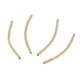 thumbnail image 1 of 4 piezas de de fideos de tubo de cobre, facetadas de codo curvo, pulseras para manualidades de joyería DIY, diámetro de agujero Golden 2 × 30mm, 1 of 9