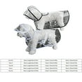 thumbnail image 2 of Transparent Pet Rain Poncho for Dogs and Cats Outdoor Gear Easy Wear Design, 2 of 5
