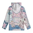 thumbnail image 4 of NONOMOCHI Hoodie with Pocket Cartoon Anime for Boys Girls Teens Gift, 4 of 6