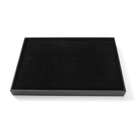 Velvet Ring Display Tray Black