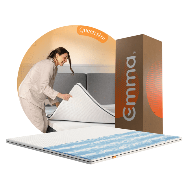 Sobrecolchón Queen Size Emma Reversible Memory Foam 5cm