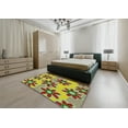 thumbnail image 4 of Ahgly Company Indoor Rectangle Patterned Green Novelty Area Rugs, 4' x 6', 4 of 6