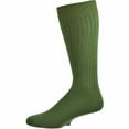 thumbnail image 5 of Sierra Socks Men's Combed Cotton Fine Rib Crew Dress Casual Seamless Toe Socks (Shoe Size: 6-12, Seaweed), 5 of 6