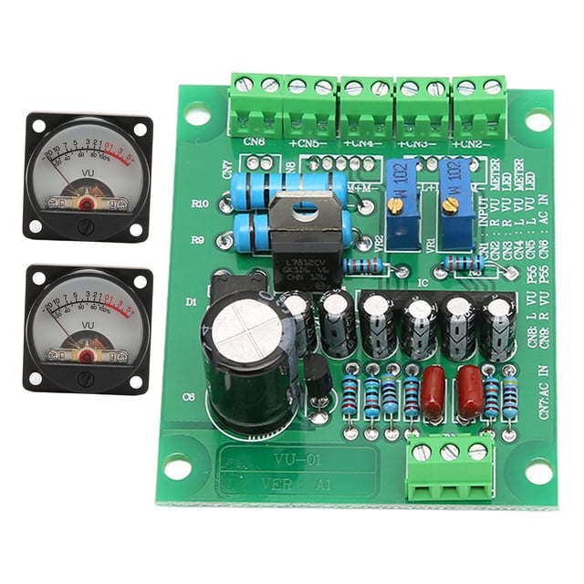 Medidor de amperios de nivel de audio, medidor de amperios de nivel de audio, medidor VU con placa de controlador, medidor VU de nivel de audio impulsado por el rendimiento del amplificador