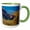 Green/White, variant on 3drose, Dinosaur National Monument, Utah - Canyon Landscape., 11oz Mug