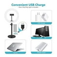 thumbnail image 3 of Neewer Table Top 10-inch USB LED Ring Light, Video Conference Lighting for Zoom Call Meeting/Remote Working/Self Broadcast/YouTube/TikTok/Live Stream, 3200K-5600K/3 Light Modes/Phone Holder, 3 of 3