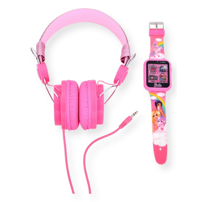 Mattel Barbie Headphone and Smartwatch in One Size Color Pink - BAB40008WMC - Walmart.com