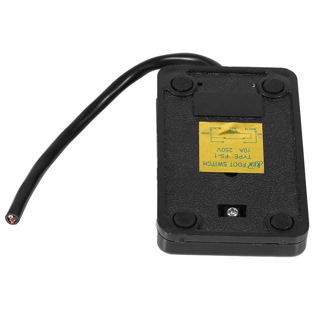Interruptor de pedal, interruptor de pedal eléctrico de 220 V/380 V Interruptor de pedal eléctrico confiable y duradero