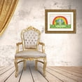 thumbnail image 3 of Reed, Tara 14x11 Gold Ornate Wood Framed with Double Matting Museum Art Print Titled - Luck  of the Gnomes landscape-Welcome, 3 of 4