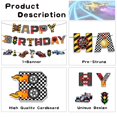 thumbnail image 3 of Decoración para fiesta de cumpleaños, coche de carreras Neyeidru, 3 unidades, 3 of 7